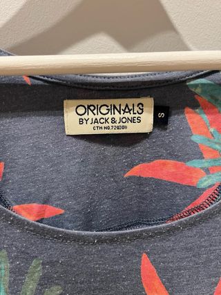 Camiseta tirantes Jack & Jones palmeras S