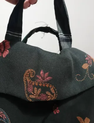 Bolso mochila hecho a mano