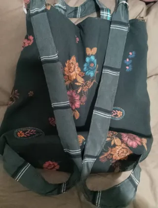 Bolso mochila hecho a mano