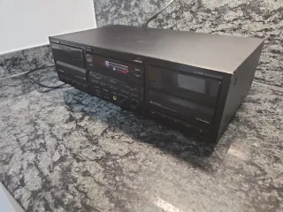 Doble Cassette Kenwood Negro