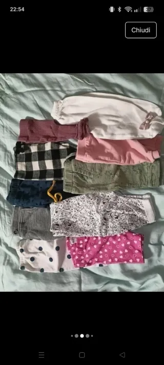 Lotto bimba 3 mesi invernale