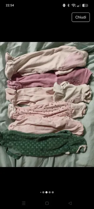 Lotto bimba 3 mesi invernale