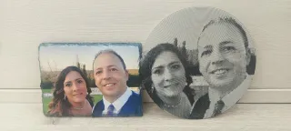 Regalo personalizado imitación vinilo