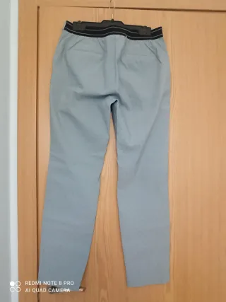 Pantalón elástico Zara, azul