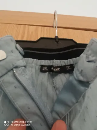 Pantalón elástico Zara, azul