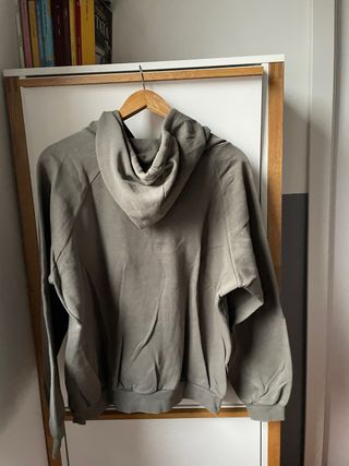 Felpa con cappuccio college verde oliva