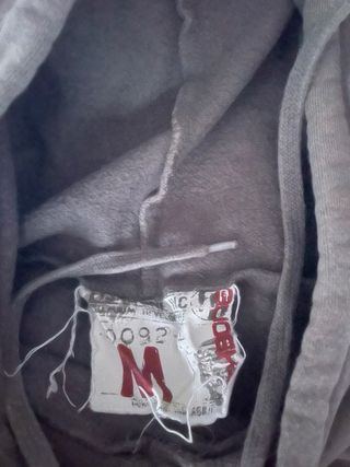 Felpa con cappuccio college verde oliva