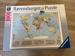 Puzzle Ravensburger Mapa del Mundo 1000 piezas