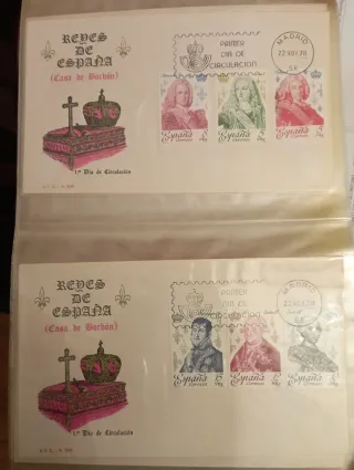 Colección Sobres Primer Día España Coches Antiguos