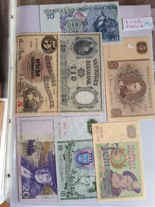 Billetes suecia
