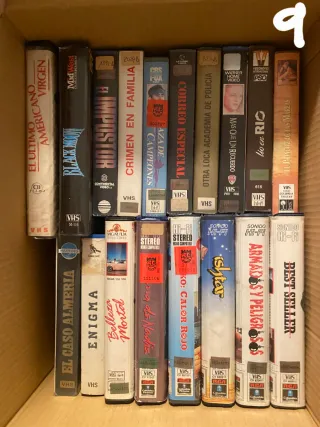 18 Películas VHS primera edicion