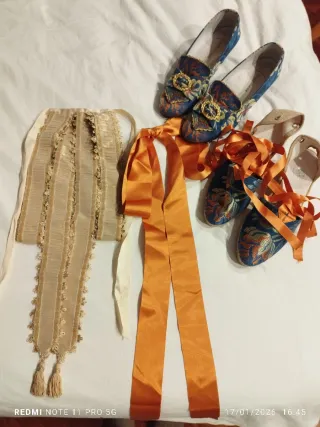 2 Trajes Fallera/Huertana Adulta Azul