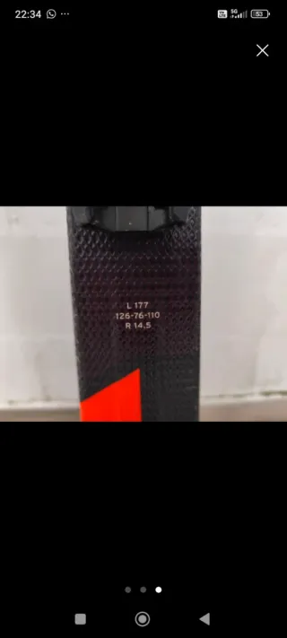 Esquís HEAD RX shape 177 cms