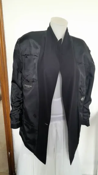 Blazer cruzado YSL azul marino hombre T 52