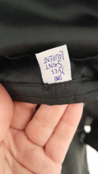 Blazer cruzado YSL azul marino hombre T 52