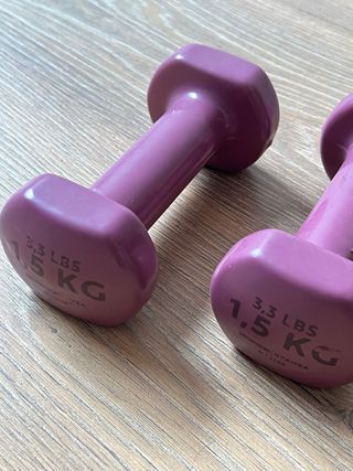 Mancuernas 1.5 kg (3.3 LBS) Morado
