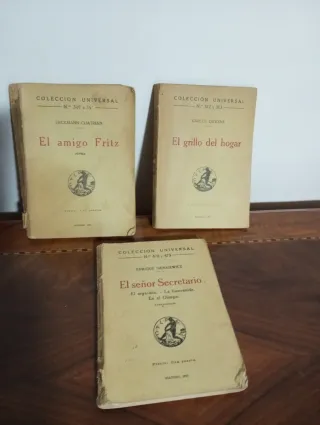 3 Libri Antichi Collezione Universale 1920