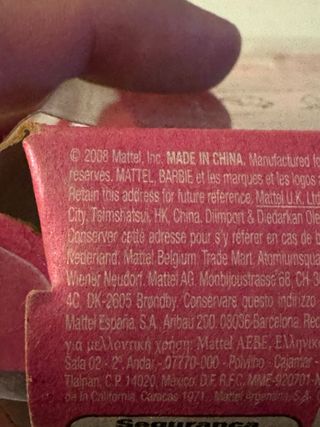 Barbie Pollicina Rosa Profumata - 2008