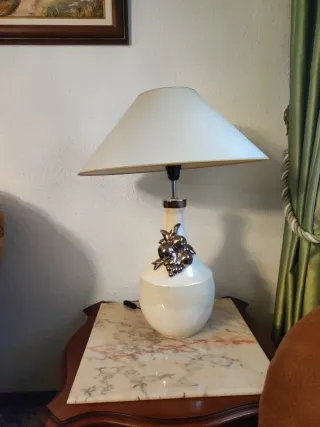 Lámpara de salón cerámica y metal