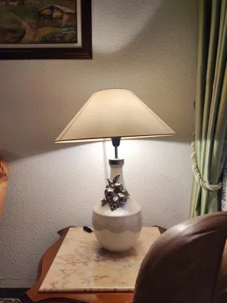 Lámpara de salón cerámica y metal