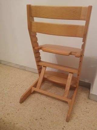 Trona Silla tipo Stokke Tripp Trapp Madera maciza