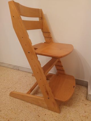 Trona Silla tipo Stokke Tripp Trapp Madera maciza