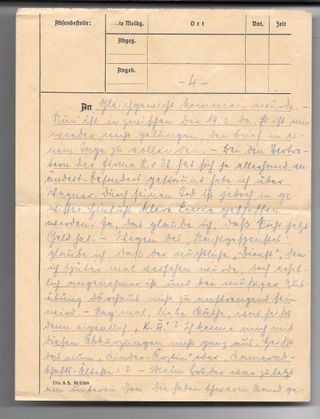 Carta original WWII - Feldpost