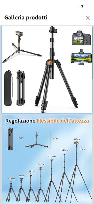 Treppiede Ulanzi per fotocamera