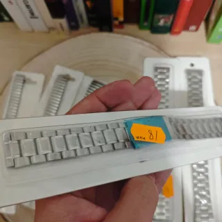 Lote 6 correas de reloj de acero