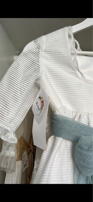 Vestido comunión niña Ave Maria. Talla 10