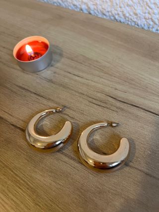 Pendientes Aro Zara Dorados