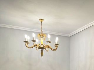 Lámpara de Techo Clásica Bronce/Dorado