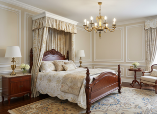 Lámpara de Techo Clásica Bronce/Dorado