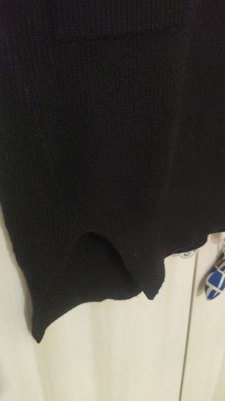 Vestido jersey cuello alto Roberto Verino negro