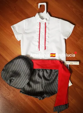 Traje Campero Niño Talla 5 Artesanía Andaluza