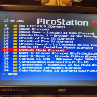 PlayStation con 100 juegos