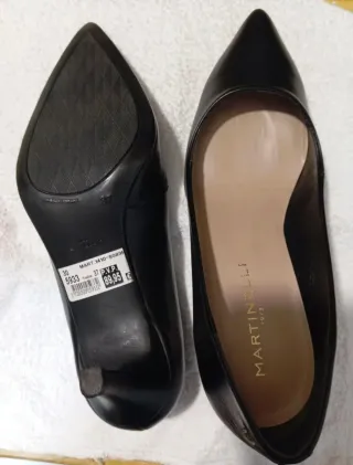 Zapatos de salón negros Martinelli