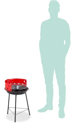 Barbecue a Carbonella con Paravento Ø 37 cm