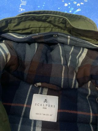 Parka niño Scalpers verde