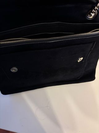 Bolso Parfois negro terciopelo