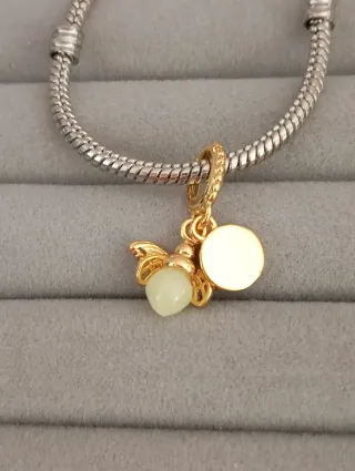 Charm luciérnaga plata nuevo