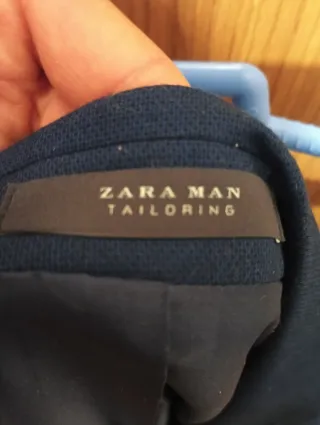 Traje Zara Hombre Azul Marino