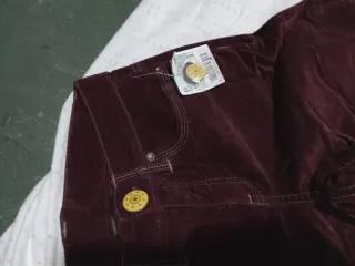 Pantalón Terciopelo Marrón/Morado