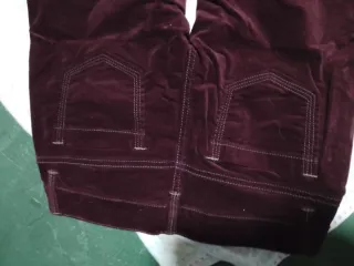 Pantalón Terciopelo Marrón/Morado