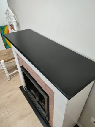 Chimenea de Bioetanol Metálica y Madera