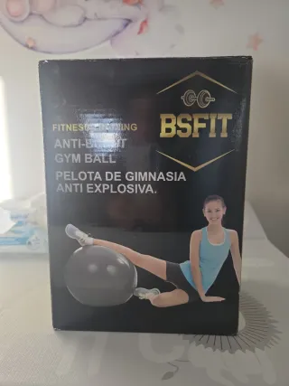 Pelota de Gimnasia BSFIT Anti-Burst e inflador