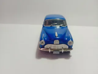 Coche clásico 1:43 azul coleccionista