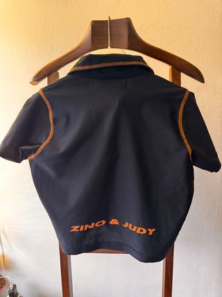 Top Zino & Judy Negro Naranja Talla M