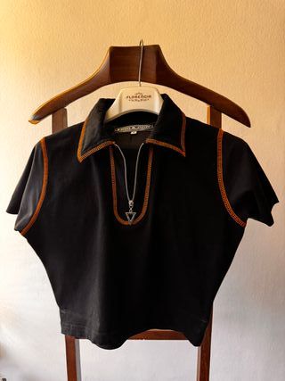 Top Zino & Judy Negro Naranja Talla M