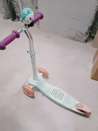 Patinete infantil 3 ruedas unicornio